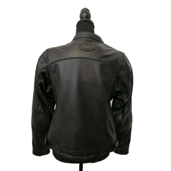 Bilt Women's Leather Padded Biker Motorcycle Jacket Size Large - Picture 5 of 16